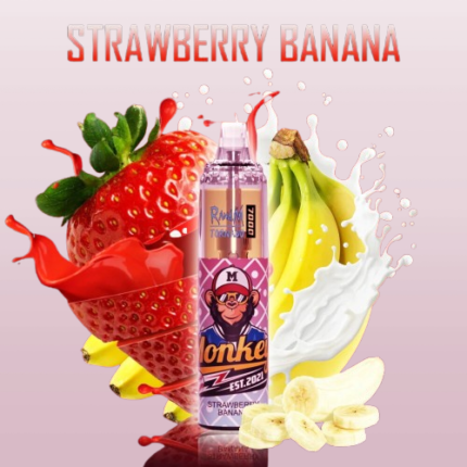 Strawberry Banana - Randm Tornado Vapes 7000 Züge