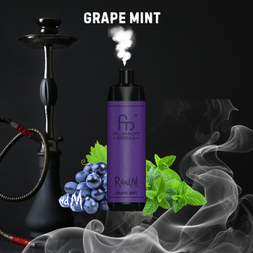 randm tornado shisha 10000 grape mint