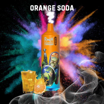 Randm Tornado 9000 Orange Soda