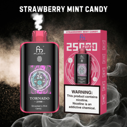 Randm Tornado 25000 Strawberry Mint Candy