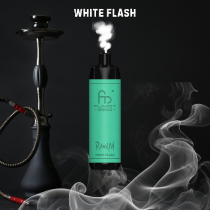 Randm Shisha 10000 White Flash